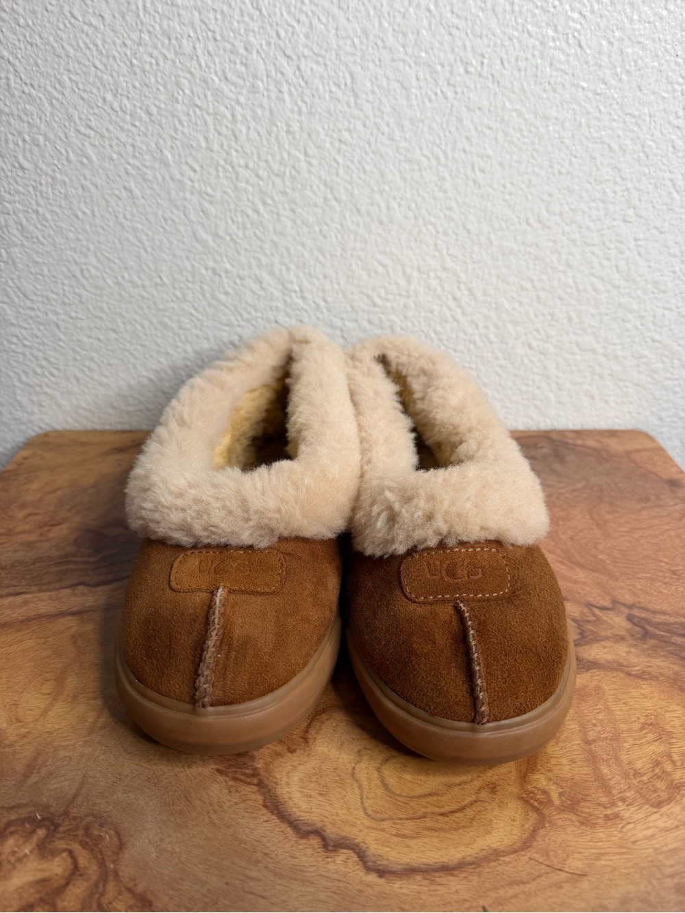 Ugg Zora Genuine Shearling Trim Ballet Flat size 7 - Picture 2 of 11